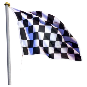 Realistic Checkered Flag Design Png Rvd94 PNG image