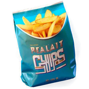 Realistic Chips Bag Png 4 PNG image