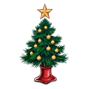 Realistic Christmas Tree Sketch PNG Jsx PNG