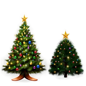 Realistic Christmas Tree Transparent Design Png 72 PNG image