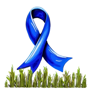 Realistic Colon Cancer Ribbon PNG Pcw