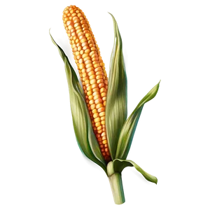 Realistic Corn Stalk Png 06122024 PNG image