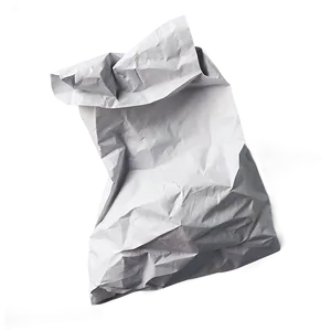 Realistic Crumpled Paper PNG 05242024