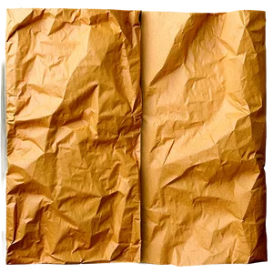 Realistic Crumpled Paper PNG Vac