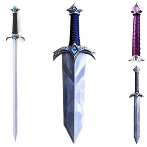 Realistic Diamond Sword Design PNG 67 PNG