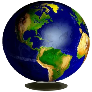 Realistic Earth Globe Png Liv PNG image