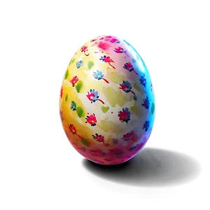 Realistic Easter Egg Png 05252024 PNG image
