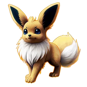 Realistic Eevee Art Png Afk PNG image