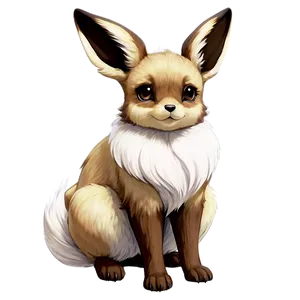 Realistic Eevee Art Png Dbd PNG image