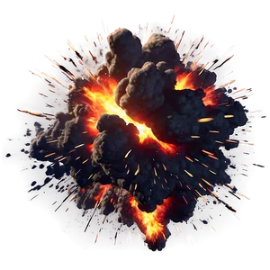 Realistic Explosion Effect Png 06122024 PNG image