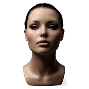 Realistic Female Mannequin Head Png Tai PNG image