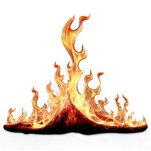 Realistic Fire Flames PNG 05042024