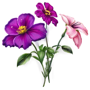 Realistic Flower Clipart PNG 05252024 PNG