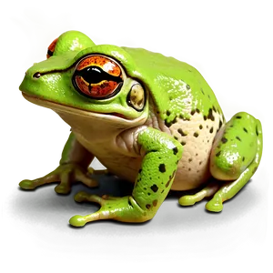 Realistic Frog Illustration PNG 90