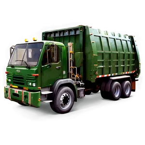 Realistic Garbage Truck PNG Rfo PNG