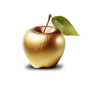 Realistic Golden Apple Image Png Gxq PNG image