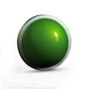 Realistic Green Dot PNG 06122024