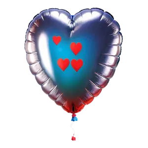 Realistic Heart Balloon PNG 06212024 PNG