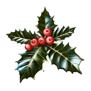 Realistic Holly Png 54 PNG image