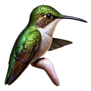 Realistic Hummingbird Art Png 05212024 PNG image