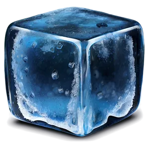 Realistic Ice Cube PNG 36