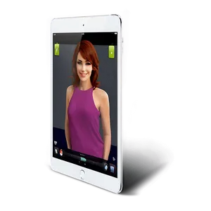 Realistic Ipad Mini Design Png 06242024 PNG image