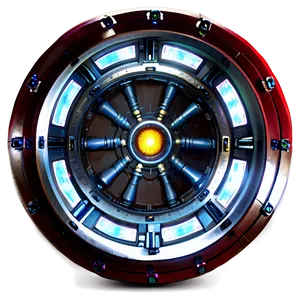 Realistic Iron Man Reactor PNG Cdr PNG