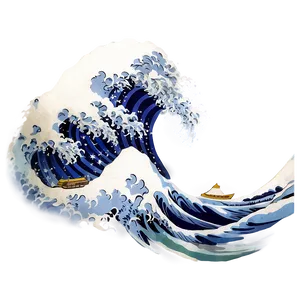 Realistic Japanese Wave Png 06242024 PNG image