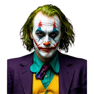 Realistic Joker Makeup Effect Png 06272024 PNG image