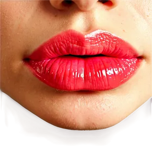 Realistic Kissy Lips PNG Eyf