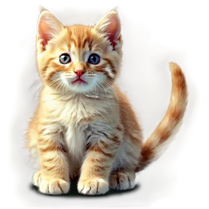 Realistic Kitten PNG 05232024 PNG