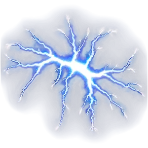 Realistic Lightning Bolt PNG Tdw