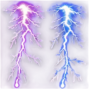 Realistic Lightning Effect PNG 22
