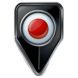 Realistic Location Pin PNG 05252024