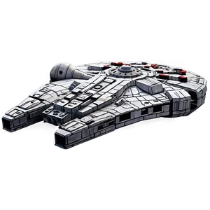 Realistic Millennium Falcon Png 06122024 PNG image