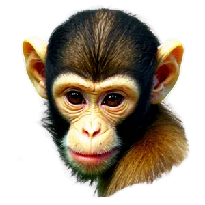 Realistic Monkey Face Png 06272024 PNG image