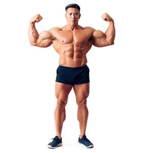 Realistic Muscle Man Png Ddy PNG image