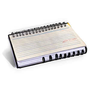 Realistic Notebook Paper Png 05252024 PNG image