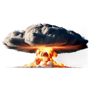 Realistic Nuclear Bomb Explosion Png 05252024 PNG image