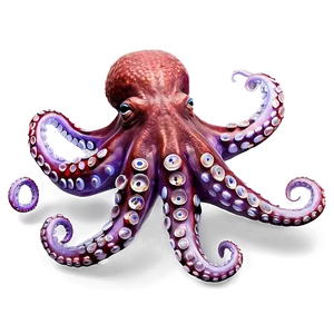 Realistic Octopus Art PNG 05062024
