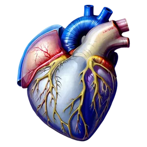 Realistic Open Heart Drawing Png 06212024 PNG image