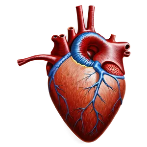 Realistic Open Heart Drawing Png 70 PNG image