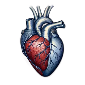 Realistic Open Heart Drawing Png 77 PNG image