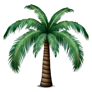 Realistic Palm Tree Emoji Png 06272024 PNG image