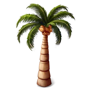 Realistic Palm Tree Emoji Png 21 PNG image