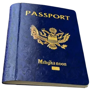 Realistic Passport Open Page Png Ttp4 PNG image