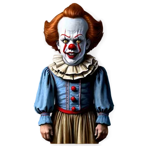 Realistic Pennywise Png 05212024 PNG image
