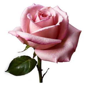 Realistic Pink Rose PNG Fgr