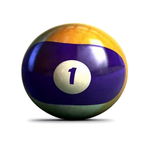 Realistic Pool Ball Render Png 06212024 PNG image