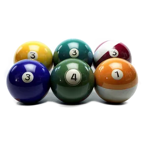 Realistic Pool Ball Render Png 06212024 PNG image